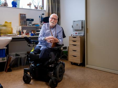 IK BEN... Joop (95) ‘Een droom kwam uit: mijn  eigen atelier in het verpleeghuis’